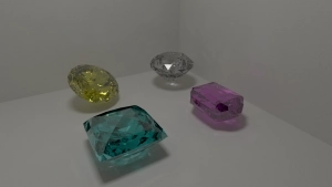 Diamonds pre-rendered with CandelaDXR