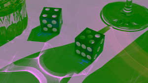 POVRay Dice